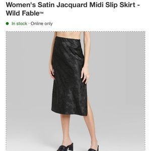 Black Jaquan’s Midi Skirt